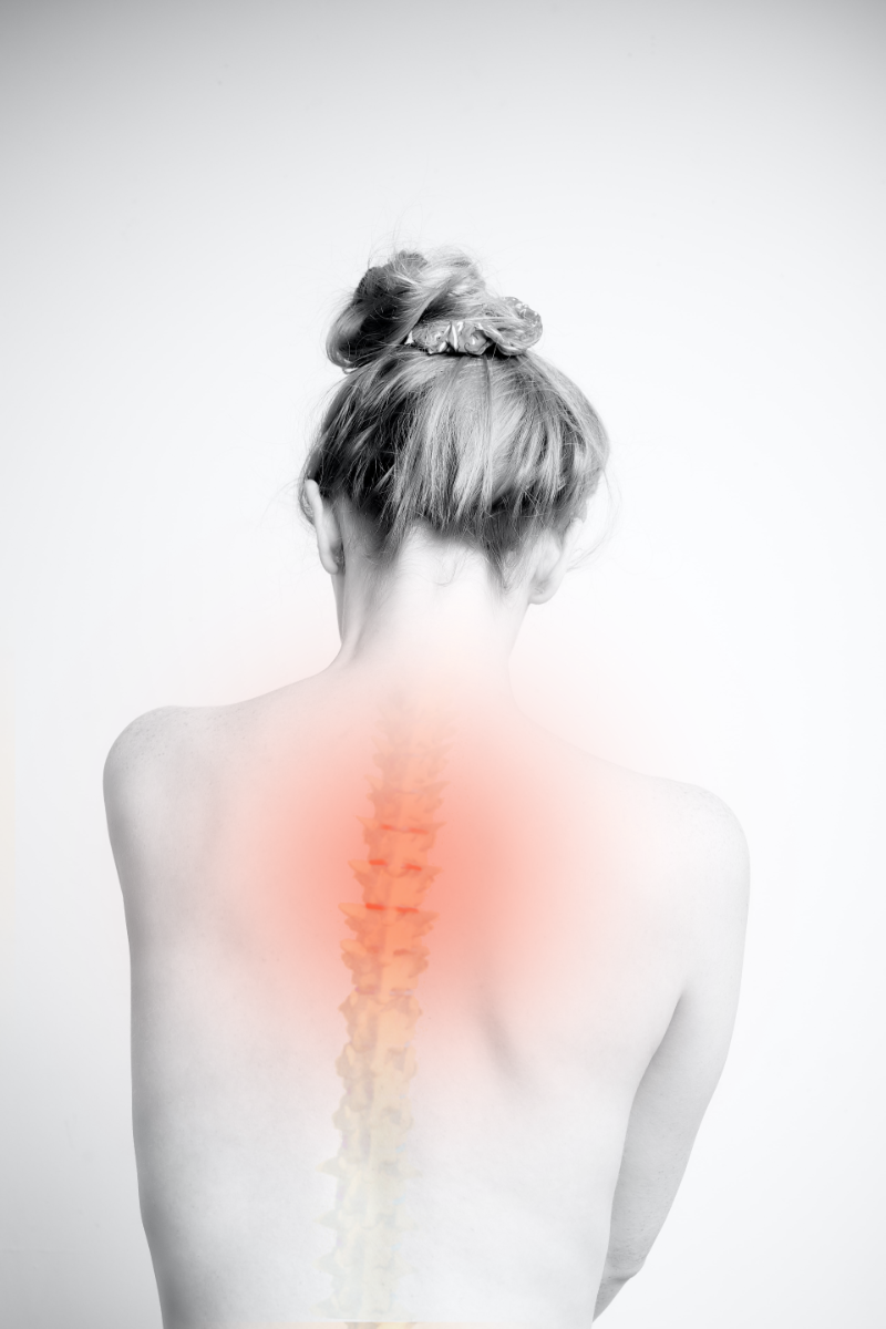Rückenschmerzen an der Wirbelsäule